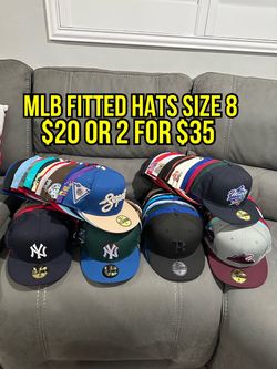MLB New Era 59fifty Fitted Hats Size 8 Check Pictures For Teams Avail Won’t Be This Stocking This Size Prices To Sale!!