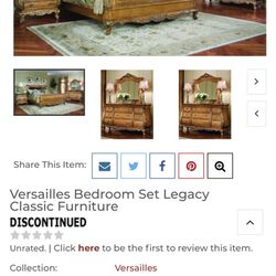 Complete King Bedroom Set Used In Great Condition 