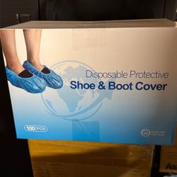 Disposable Shoe & Boot Covers 100 Count 