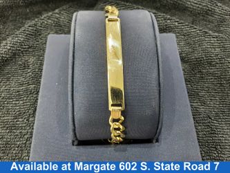 ID Bracelet - Yellow Gold 14k (.585) 11.5 grams 8 inch