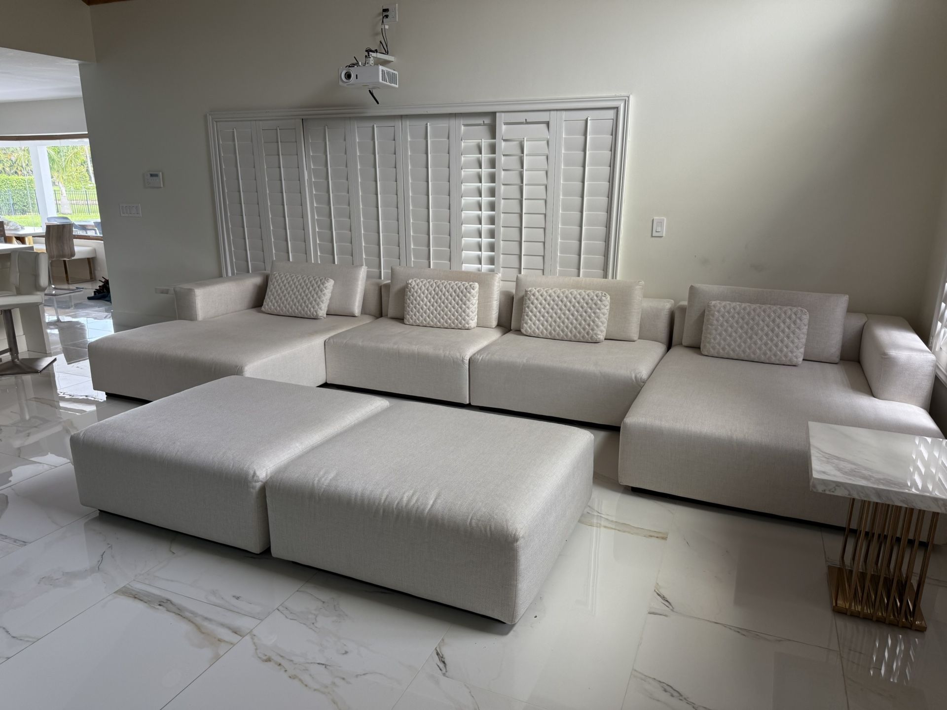 Must Sell! Modloft Modular Sofa + 2 Ottomans β $10K Retail, $1500 OBO
