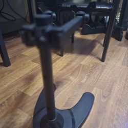 Dual Floating Monitor Stand