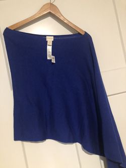 Chico’s Poncho Navy - one size