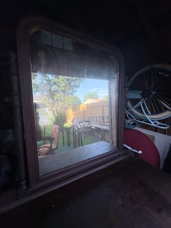 Dresser with mirror