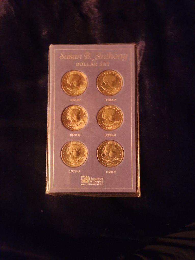 Susan B Anthony Silver Coin Set