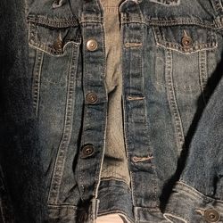 Boys jean jacket - size M 7/8