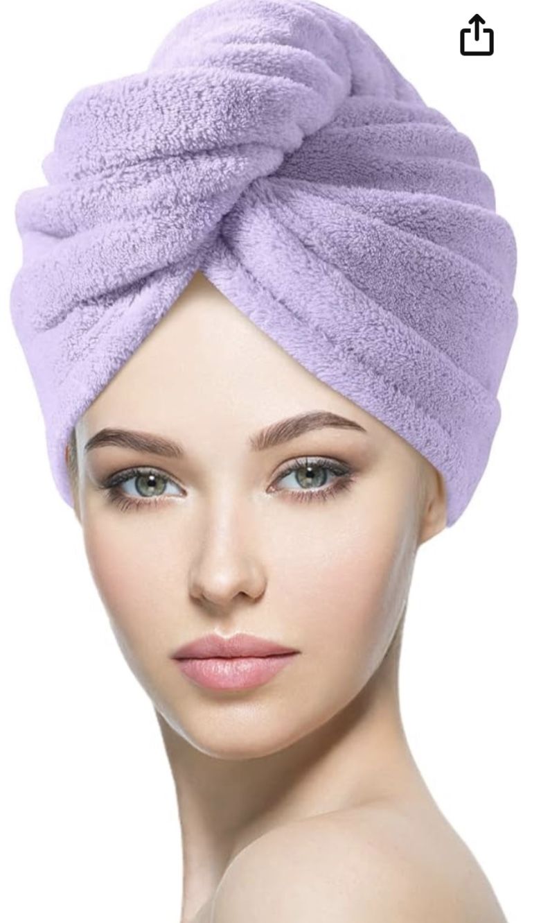 Fast Drying Hair Turban Towel 
