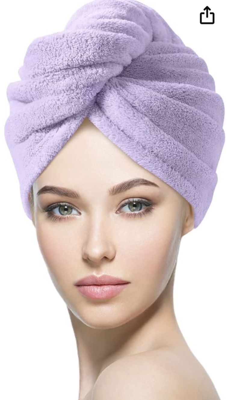 Fast Drying Hair Turban Towel