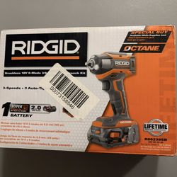 RIDGID Brushless 18V 6-Mode 3/8 in. Impact Wrench Kit