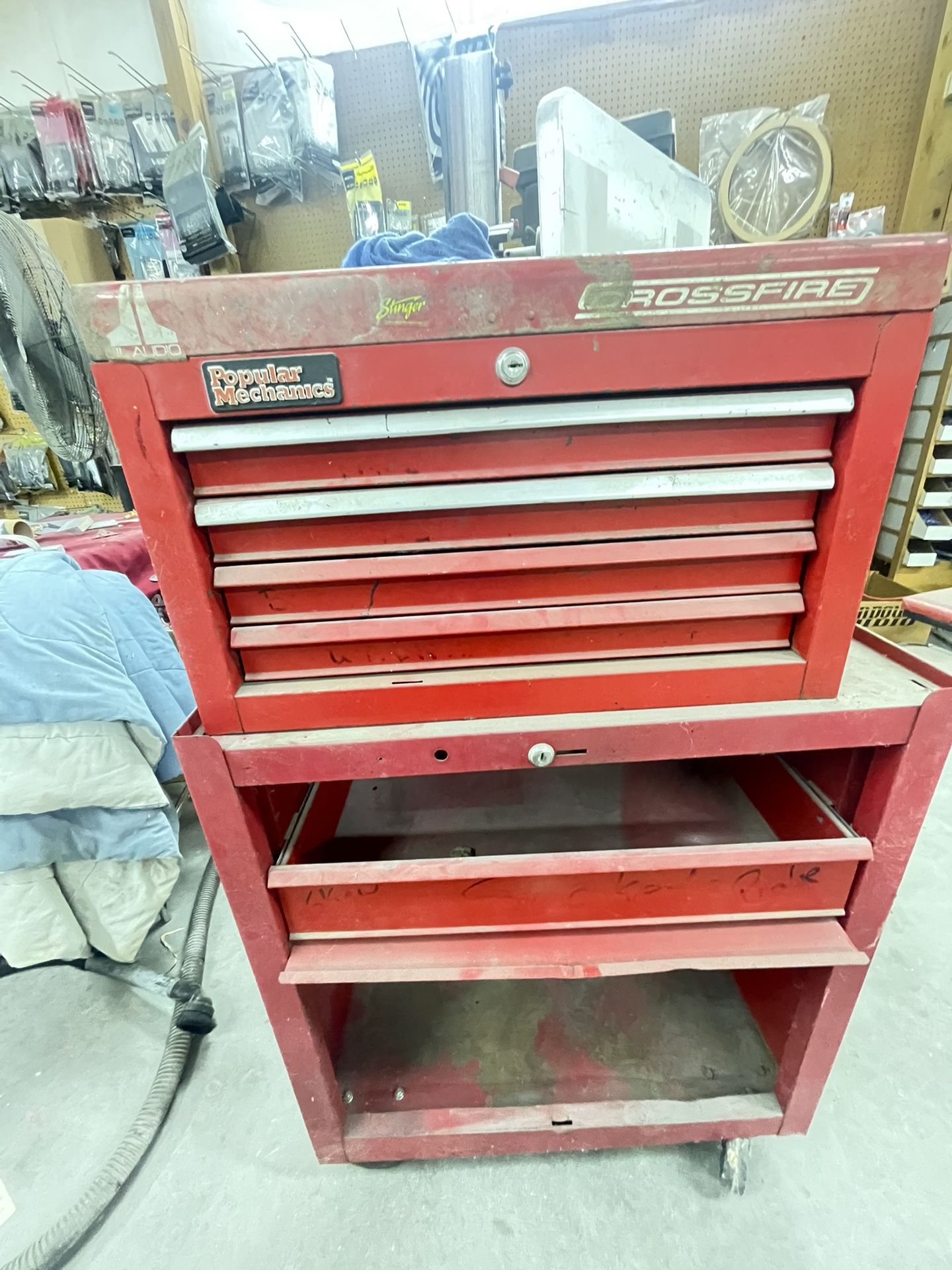 Crossfire Popular Mechanics Tool Chest 2pc