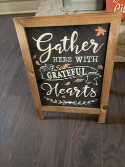 Fall Harvest Chalkboard A-Frame Sign lots more