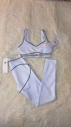 Alo White Hearthrob Yoga Set