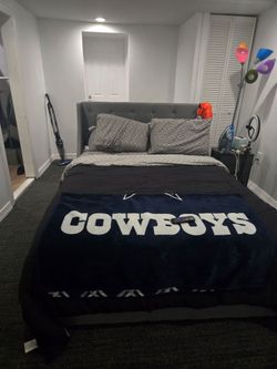 2 mth old Queen size bed and matress  must go
