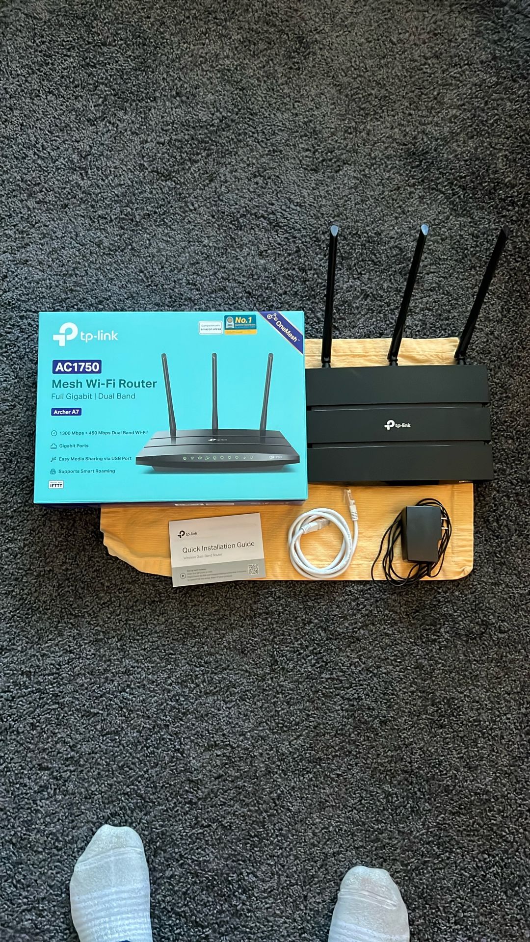 Tp-link AC1750 Archer A7 Mesh WiFi Router. 