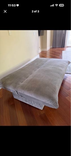 Grey futon