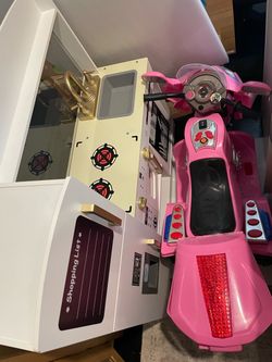 Kids Play Kitchen, Motorcycle, Boxing Bag and More