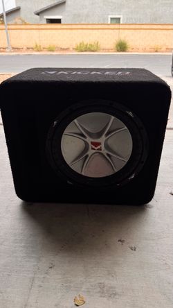 12 kicker compr subwoofer ,,with amplifier