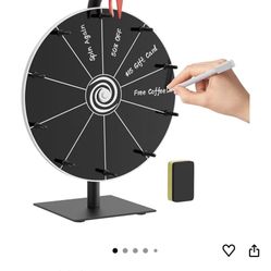 Spinning Prize Wheel Black