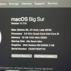  iMAC Desktop Computer 