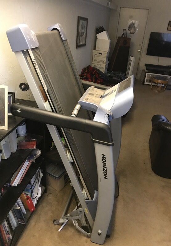 Horizon t901 premier treadmill . Blue used