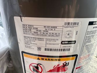 Water heather tank rheem