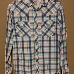 Two Levi's Men's Long Sleeve Shirts