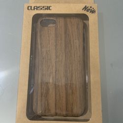 New iPhone Silicon Case Wood Imitation