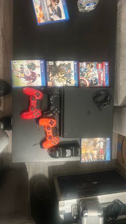 PS4 with games