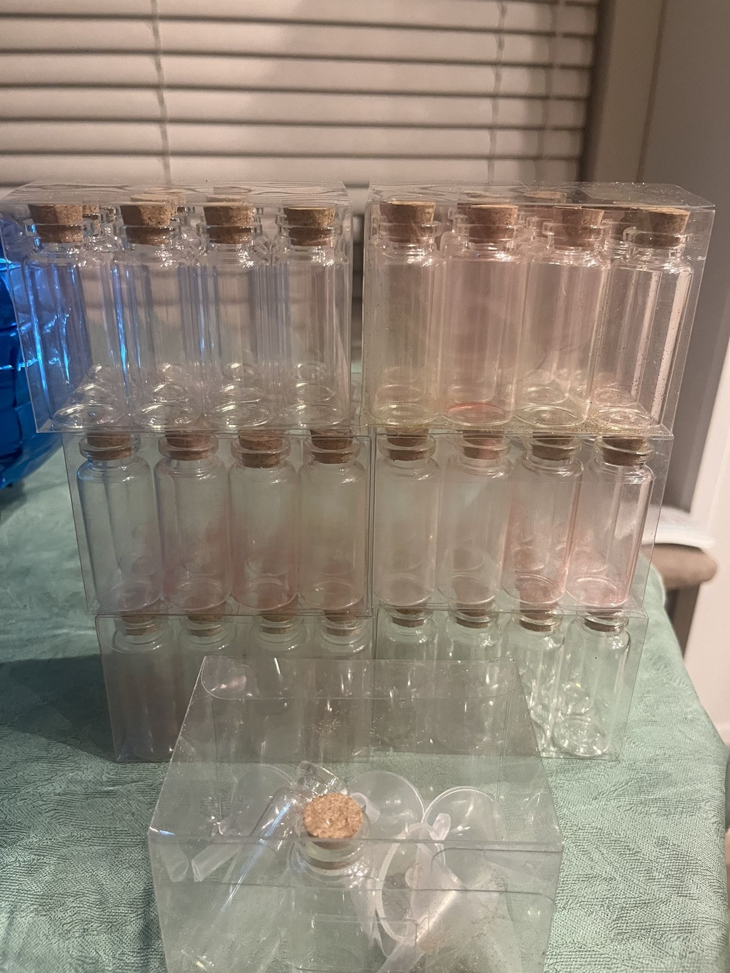 Mini Glass Jars. 72 Qty (Used For Sand Ceremony)