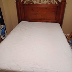 Queen size Mattress With And Head Foot Board