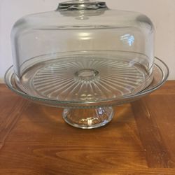 Cake Set. Anchor Hocking Canton Design