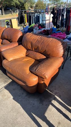 Single Person Couch + Ottoman