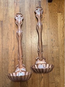 27” Metal Ladles Vintage