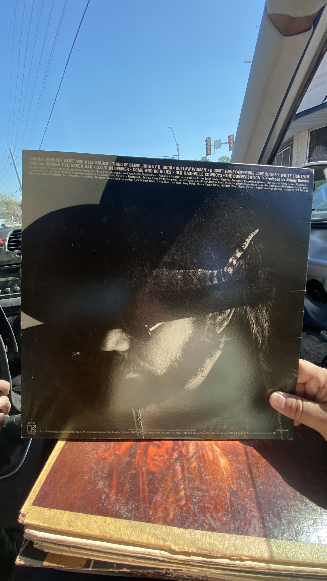 Hank Williams Whiskey Bent And Hellbound Vinyl Record (1979)