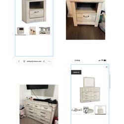 Dresser and nightstand