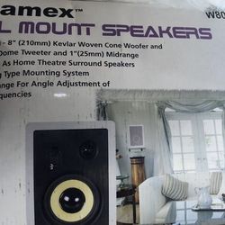 4 Bocinas de Techo / Pared de 3 Vías – Woofer Kevlar – Uso Comercial / Home Theater