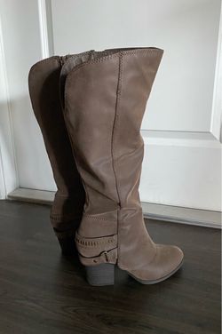 Tall Knee-High Heeled Boots