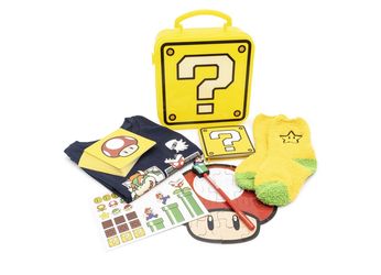 Super Mario Bros Boys Graphic T-Shirt Gift Set, 7-Piece set NEW