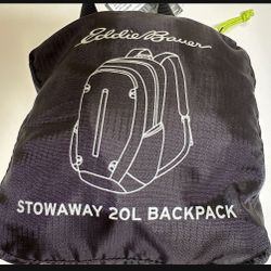 Eddie Bauer Stowaway 20L Backpack New