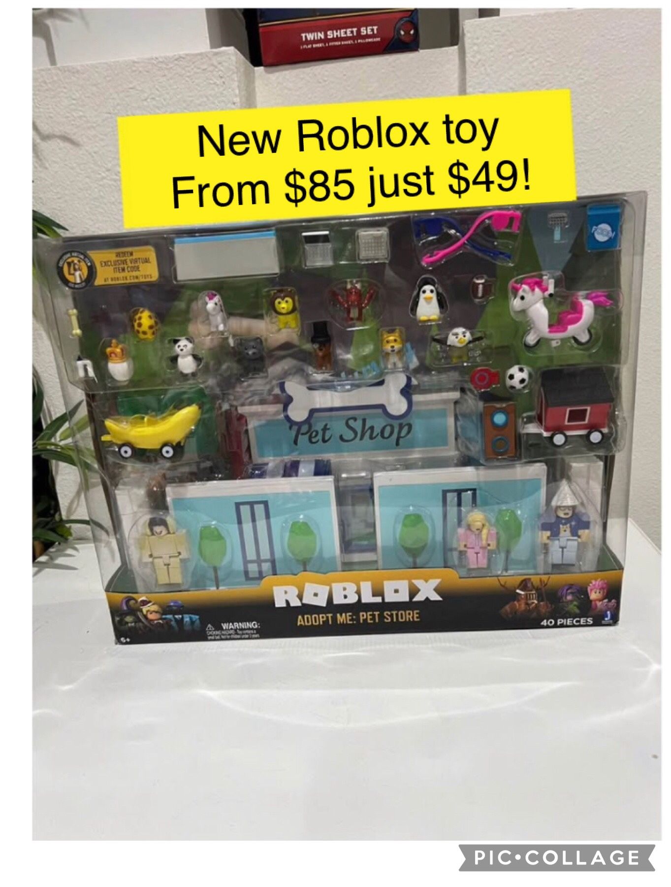 New Kids Toy Roblox Celebrity Collection Adopt Me: Pet Store Figure Set from $85 just $49!
