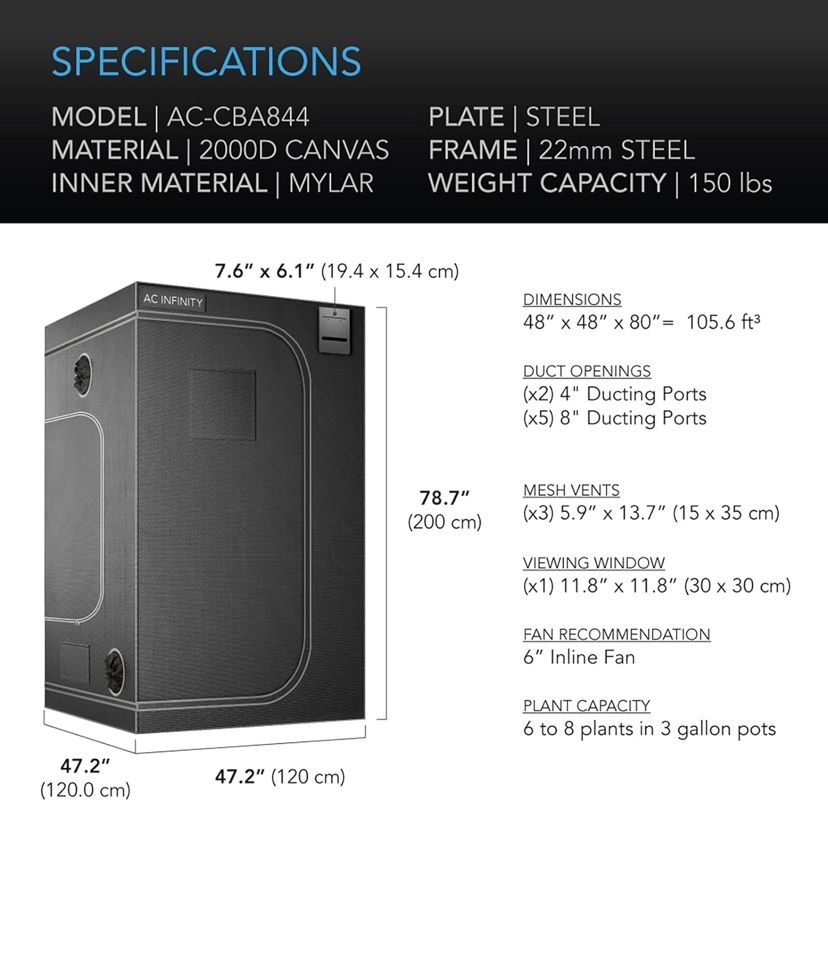 AC Infinity 48x48x80