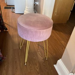 vanity stool ottoman chair w/ storage 