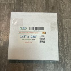 1/2" x .028" x 200' Mini Polyester (PET) Strapping Coil, 760 lbs Breaking Str...