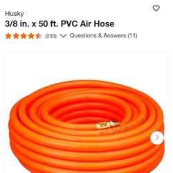 Husky
3/8 in. x 50 ft. PVC Air Hose