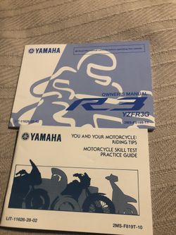 Yamaha owners Manuel book YZFR3F R3