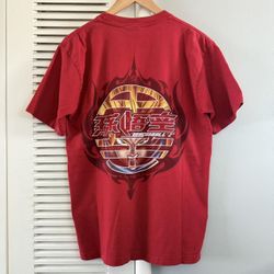 Vintage 2002 Dragon Ball Z Goku Super Saiyan Anime Red T-shirt  