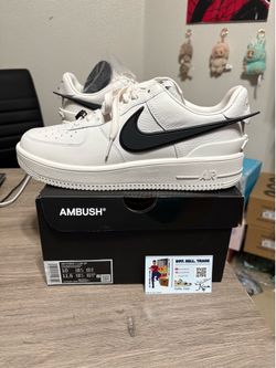 Size 10 - TRIED ON Air Force 1 x Ambush Phantom White