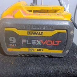 DeWalt Lithium-ion Flex Volt 9 Amps 20 Volt Max/60volt Max Battery