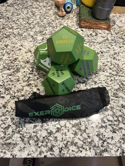 Home Workout Exercise Dice 