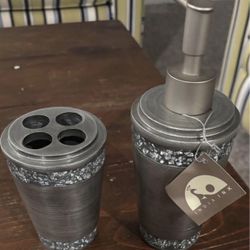 Toothbrush And Soap Dispenser 